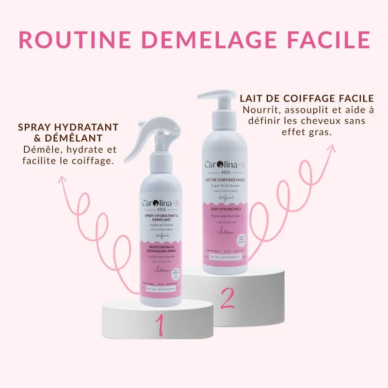 Lait Crème de Coiffage Enfant - Carolina B