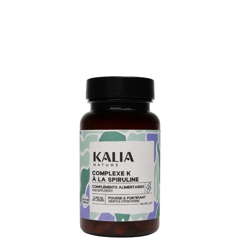 Complément alimentaire à la Spiruline Cheveux longs et forts Kalia Nature 30 jours