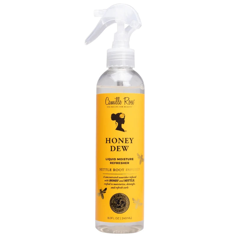 Spray hydratant au miel Définit les boucles et limite l'apparition de frisottis sur cheveux naturels ou colorés