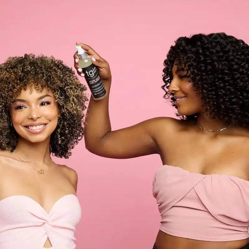 Spray Rafraichisseur de Boucles à l'eau de Rose et Gingembre TGIN 