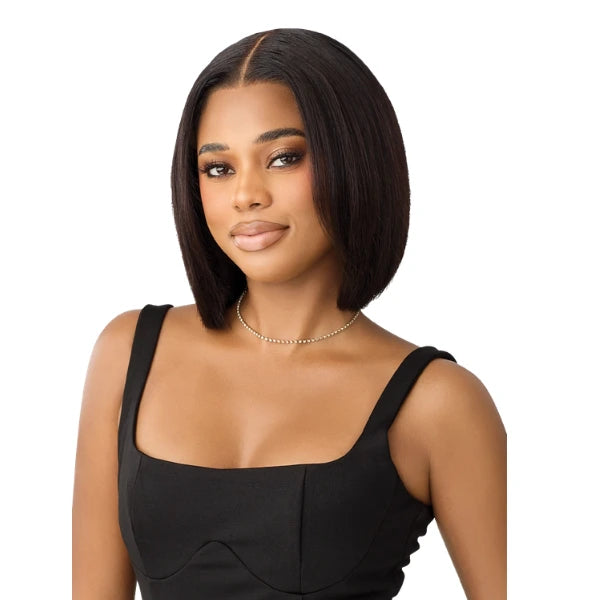 Perruque naturelle carré lisse HH-Virgin Hair 10" - Outré