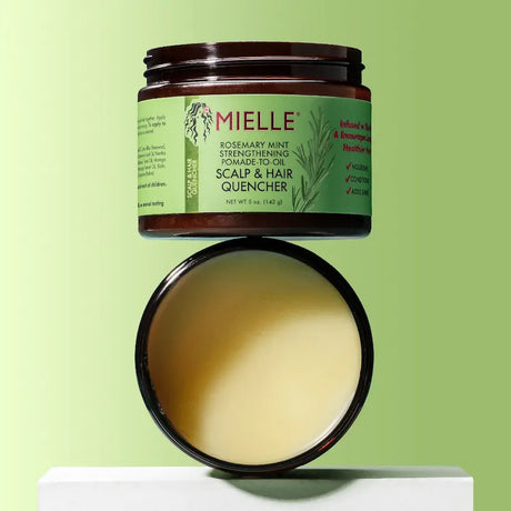 Pommade Apaisante Nourrissante pour tresses, twist, braid-outs Rosmary Mint Mielle Organics