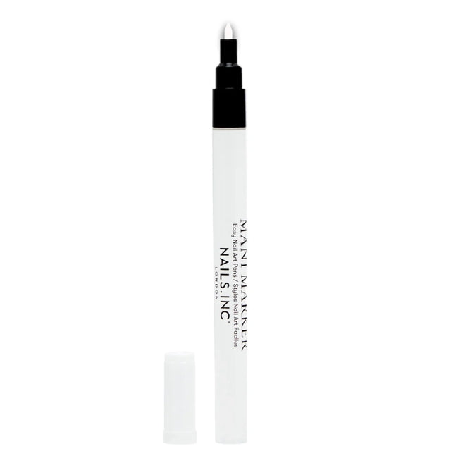 Stylo Pour Ongles Nail Art Blanc avec une pointe fine ou large 