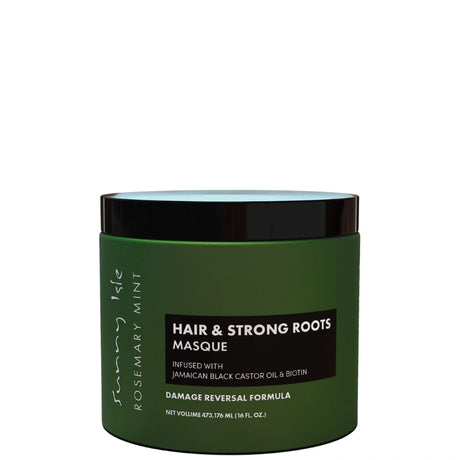Masque Rosemary Mint Sunny Isle pour la pousse des cheveux sur les zones clairsemées et tempes dégarnies