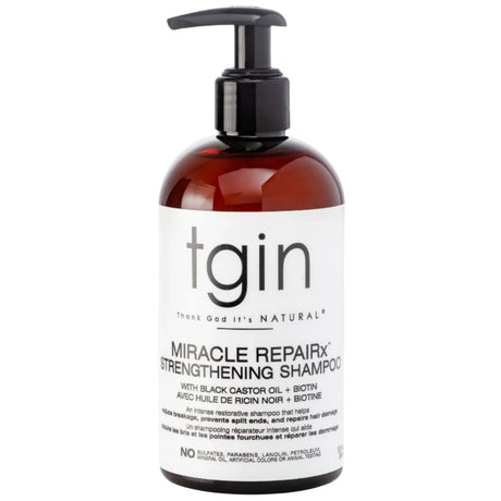 Shampoing Fortifiant sans sulfate TGIN Miracle Repairx strengthening Shampoo 13oz