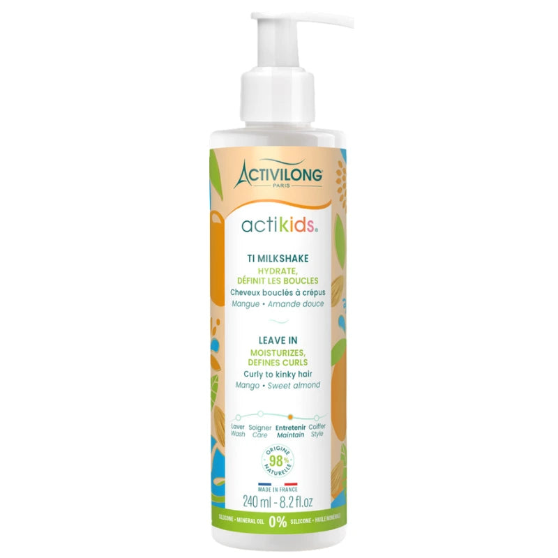 Ti Milkshake Leave In Activilong Actikids Enfants Cheveux bouclés à crépus