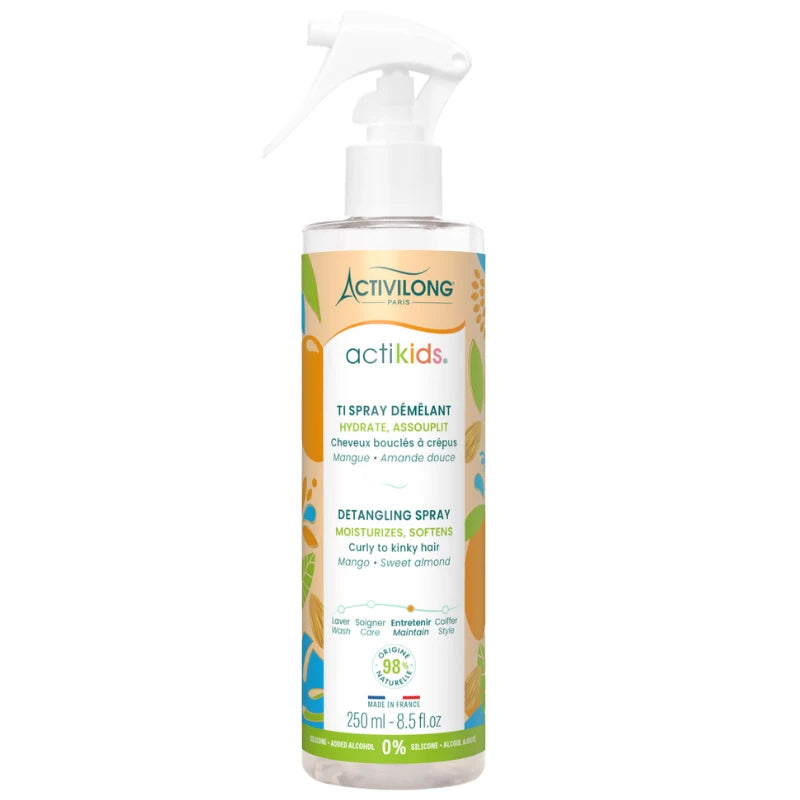 Spray Démêlant Enfant Actikids Activilong à la mangue et Amande Douce