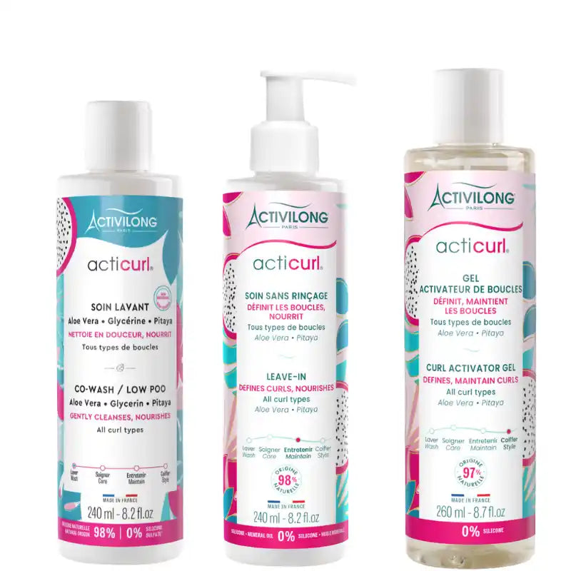 Redefinissez vos boucles entre 2 shampoings avec cette routine wash n go Acticurl Activilong