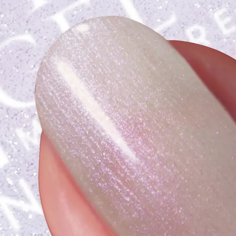 Vernis à Ongles Blanc Irisé Gel Sans UV Nails Inc.