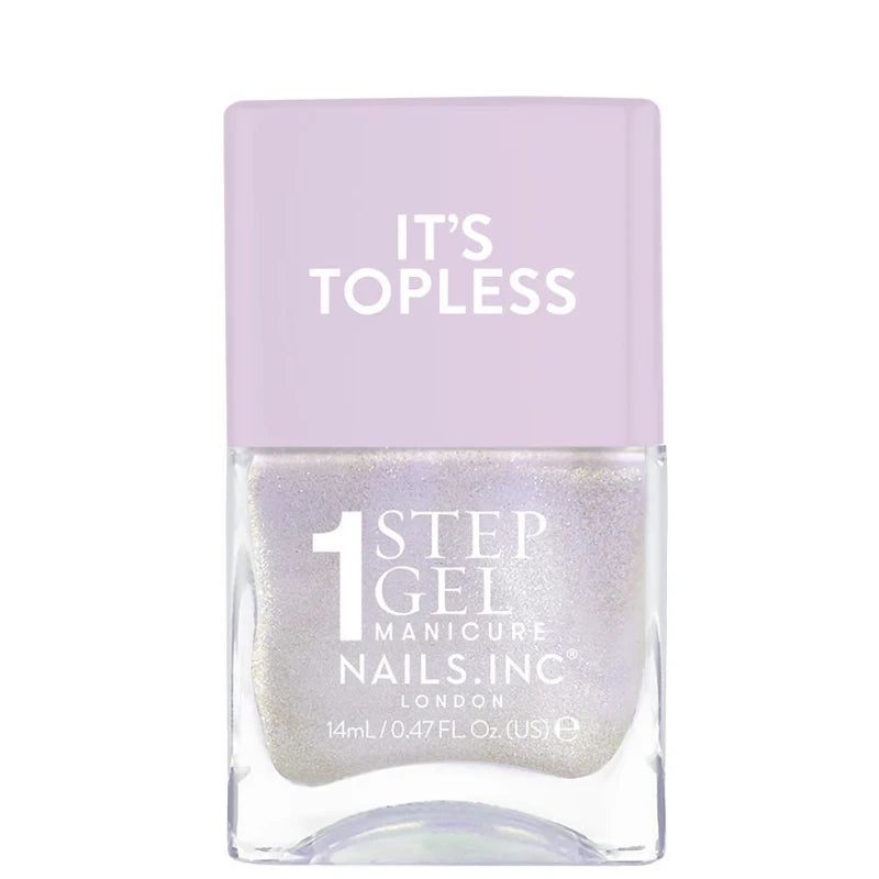 Vernis à Ongles blanc irisé brillant Nails Inc