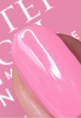 Vernis à Ongles Rose Bonbon Gel sans UV sans base ou top coat nécessaire