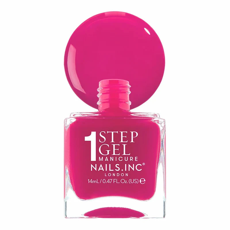Vernis à Ongles Rose Fushia Sans UV Base Top Coat