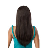 Perruque demi-tête lisse Human Hair HH-Yaki Straight 22"- Outré