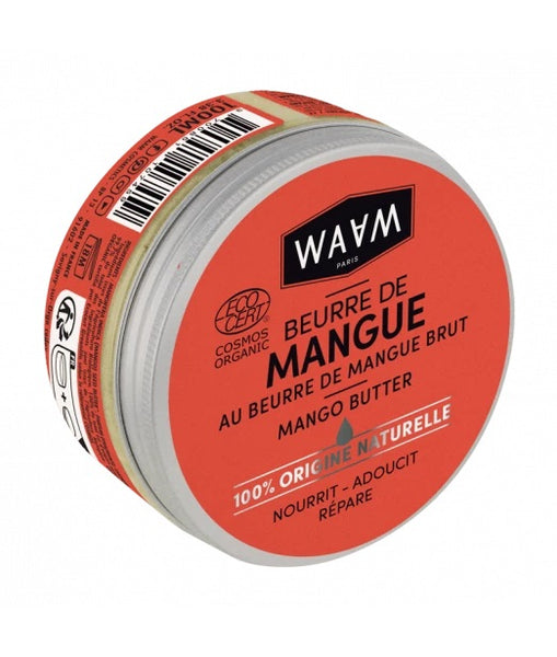 WAAM - Beurre de mangue Bio 100% naturel pour la peau et les cheveux 