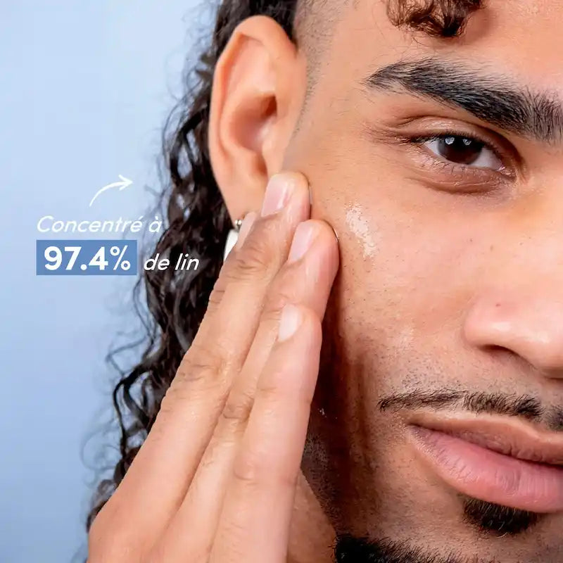 Gel de Lin WAAM un soin multi-usage à utiliser sur la peau et sur les cheveux. Formule avec 97,% de lin