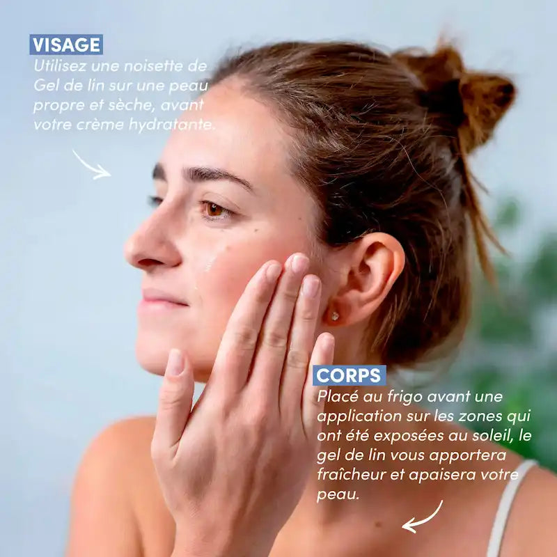 Parfait en soin pour toutes les textures de cheveux, le gel de Lin apaise, adoucit, rafraichit et protège les peaux y compris sensibles ou réactives