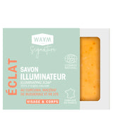 Savon solide BIO au curcuma, busserole Visage et Corps contre les imperfections WAAM Signature