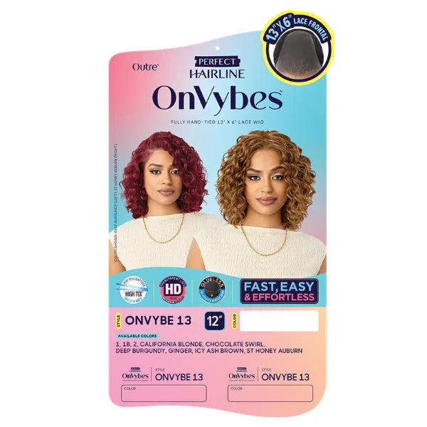 Perruque Lace Front ondulée courte OnVybe 13 - Outré