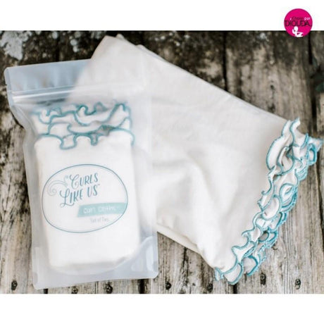 2 Serviettes sèche cheveux pour boucles - Curls Like Us - Serviette cheveux - diouda