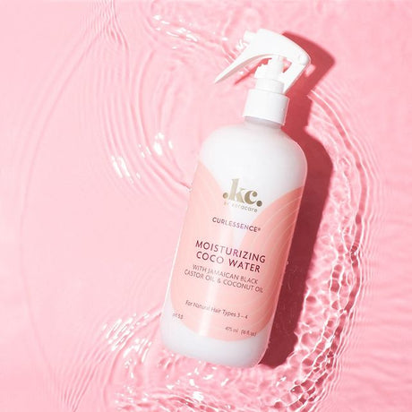 Curlessence CoCo Water Spray Hydratant à l'huile de de Ricin et de Coco pour Cheveux Naturels Type 3 et 4