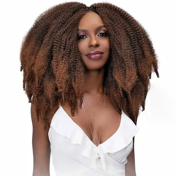 Twist Out avec Mèches à tresser Pré-Séparées 3X Afro Spring Janet Collection