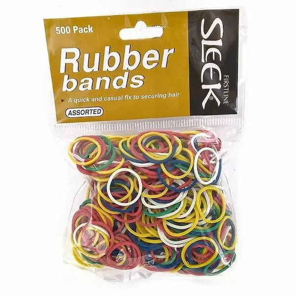 500 Elastiques Rubber Bands - Firstline Sleek