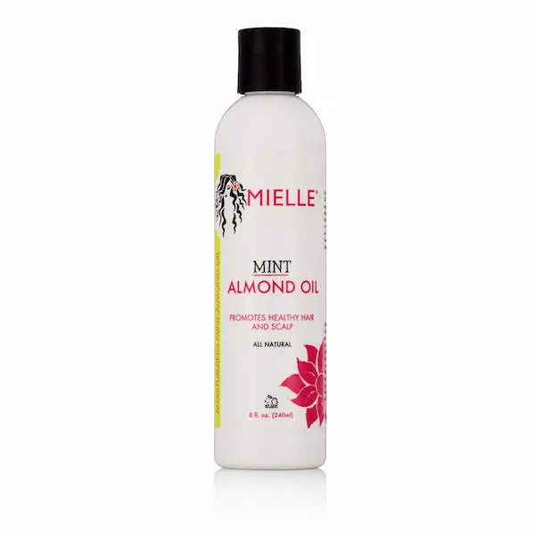 Huile d'Amande douce et Menthe poivrée pour cheveux -  Mint Almond Oil - Mielle Organics Essentials