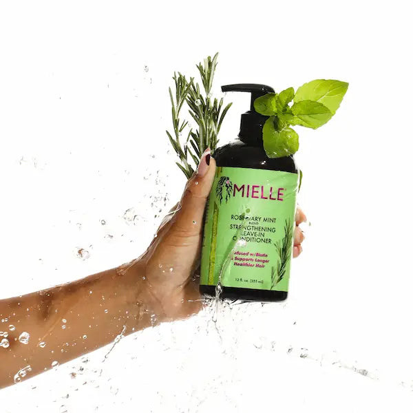 Rosemary Mint Strengthening Leave-In Conditioner Fortifiant - Mielle - 355ML