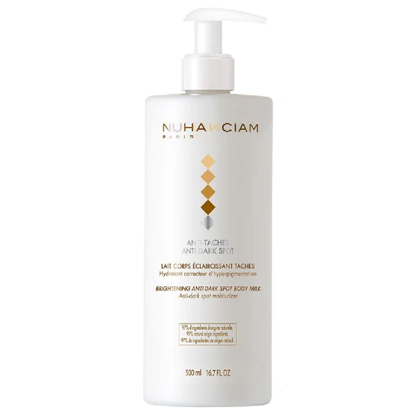 Nuhanciam - Lait Corps Eclaircissant Taches : soin hydratant correcteur d'hyperpigmentation