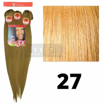 Rajouts blonds Mèches Outre X-Pression Pre-Stretched Ultra Braid 3X 52 Blond 27 