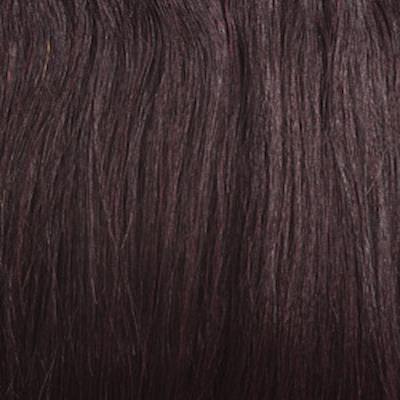 Perruque Lace Wig Yaki lisse courte ANN en teinte bordeaux (99J) - Janet Collection 