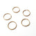 Anneaux Hair Ring plaqué or - My Afro Touch - Bijoux de cheveux - diouda