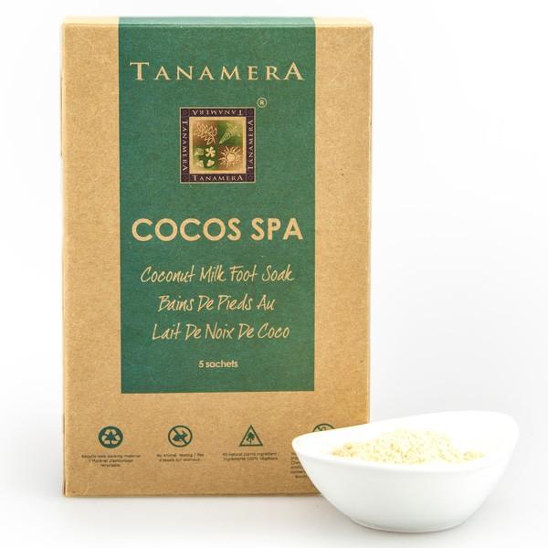 bain de pied pour pied sec au lait de noix de Coco - 5 sachets - Tanamera