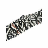 serre-tête en tissu bandeau extensible imprimé mousseline