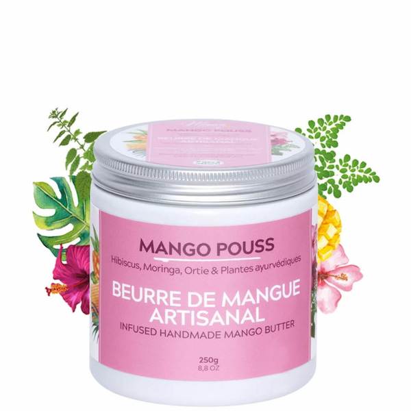 Beurre de Mangue naturel POUSS - Mango Butterfull Pot 250Grammes