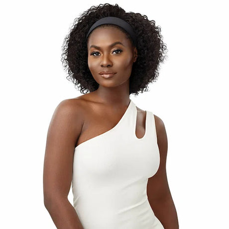 Perruque Bandeau Cheveux Humains - Outré Boho Jerry 