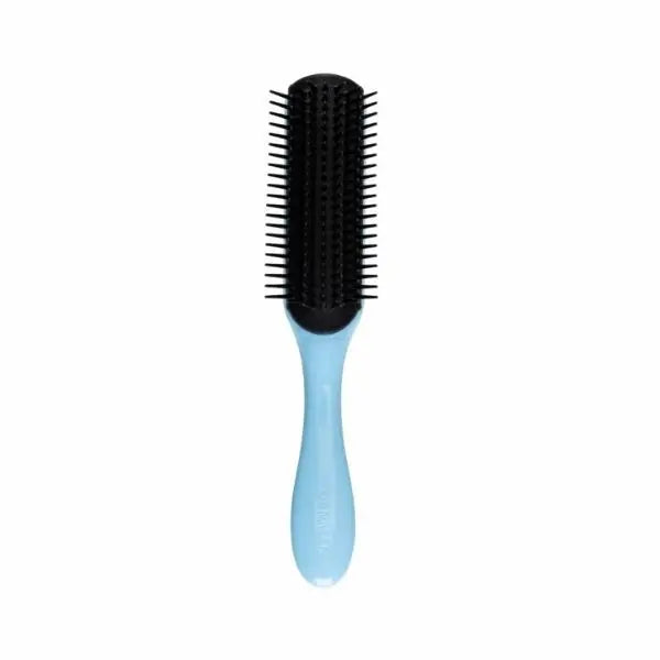 Brosse D3 DENMAN en série limitée Bleu Nordique pour démêler, sécher, coiffer, définir les boucles et lisser les cheveux.