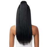 Perruque Full Lace Wig Vixen Swiss X Outré Calypso Yaki en teinte noire