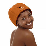 Casque chauffant sans fil Curlista pour soins capillaires - Brun 