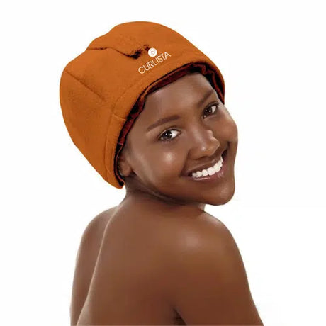 Casque chauffant sans fil Curlista pour soins capillaires - Brun 