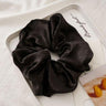 Chouchou scrunchie satin noir 