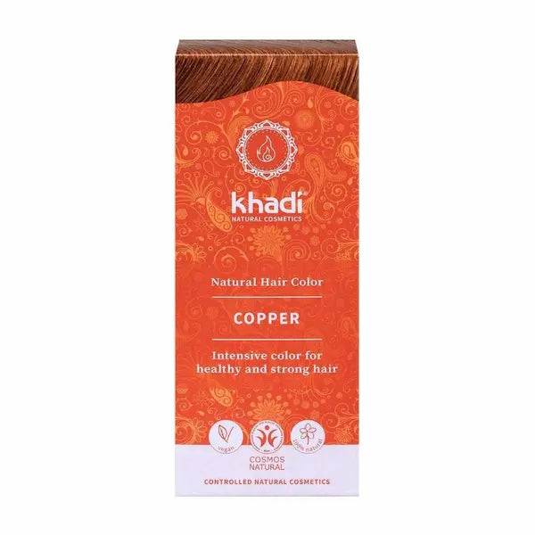 Khadi Natural Cosmetics - Copper Coloration végétale Cuivré 100g