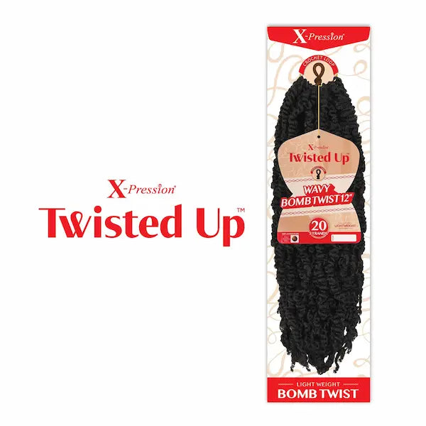 crochets wavy bomb twists 20 rajouts - outre Twisted Up 