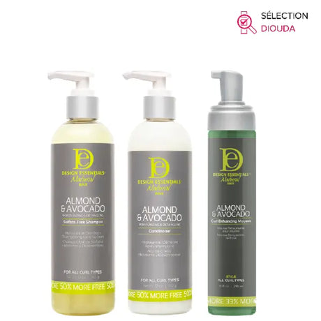 Programme Wash and Go Cheveux bouclés Design Essentials Natural