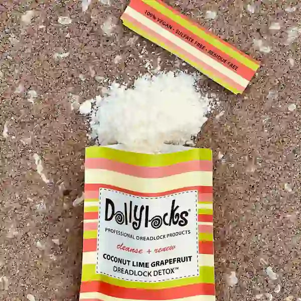 Kit Detox pour locks - Dollylocks aux Huiles essentielles Coconut Citron Vert et Pamplemousse Assainissantes Rafraîchissantes