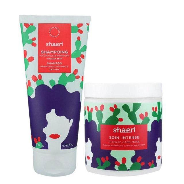 Duo Soins Cheveux Secs Shaeri à l'huile de figue de barbarie