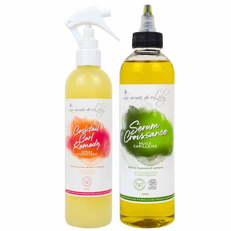 Duo les secrets de loly croissance des cheveux