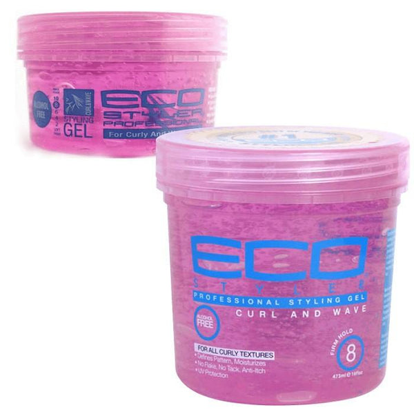 Ecostyler Curl & Wave Pink Styler Gel Eco Rose