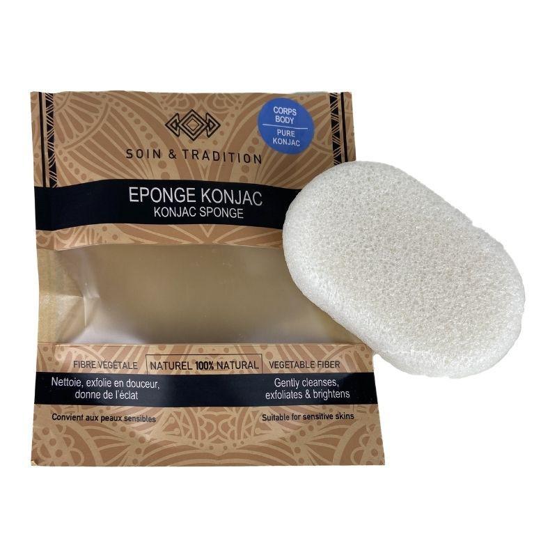 Éponge Konjac Douce et Naturelle pour le bain de Bébé – Diouda