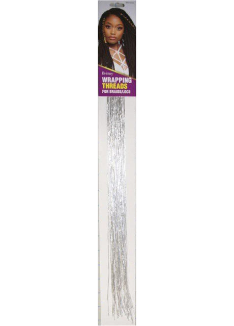 Fils argenté pour décoration tresses et corset braids